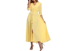 VOGMATE Vestido Bohemio Mujer Playa de Verano Largo Floral Summer Dresses for Women Casual