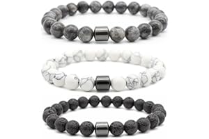 Yizemay Armband zur Raucherentwöhnung, Magnet Anti Rauch Armband Rauchen Anti Angst Armband für Männer und Frauen