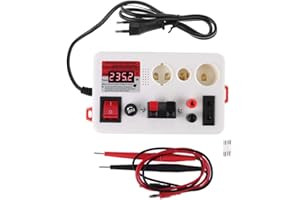 BIlinli Testeur de Puissance de Tension de la boîte à lumière de Test Rapide de LED pour E27 B22 E14 Ampoule avec avertisseur sonore