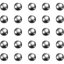8 Billes En Acier Chromé G10, Diamètre 16 Mm | Pour Roulements, Mécanique, Bricolage | Argentées
