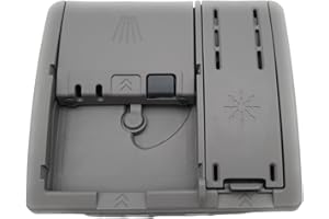 NaschLager Dosiereinheit Geschirrspüler 00755073 Zugabevorrichtung Reiniger Klarspüler Türmodul kompatibel mit Bosch Siemens grau ersetzt 12042696 00757778 Vorwaschkammer 15/25 ml Dichtung PP-GF20