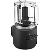 KitchenAid Go 5KFCR531BM Kablosuz Mutfak Robotu Bataryalı Siyah