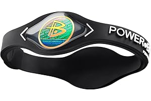 Power Balance L'originale braccialetto da polso originale, in gomma siliconica, per uomini e donne, sicuro, impermeabile, leggero, durevole