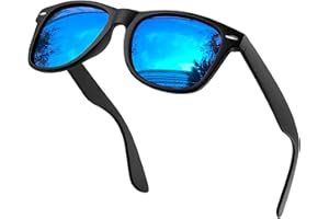 KANASTAL Occhiali da Sole da Uomo Donna Polarizzati Protezione UV400 Quadrati Vintage Retrò Classici Sunglasses Men Women per Spiaggia Pesca Guida Viaggio