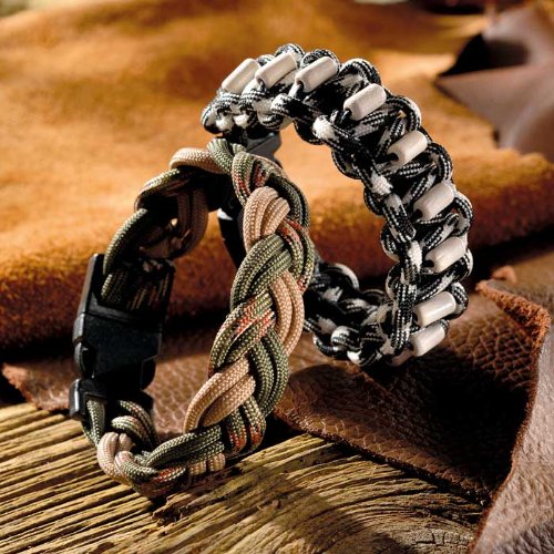 Paracord Starter Set schwarz/weiss - 4