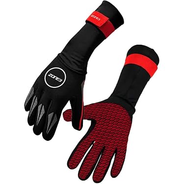 Gants Palmés De Natation Equlup - Paire De Gants Aquatiques Doigts Ouverts - Dragonne Réglable - Pour Hommes Et Femmes - Noir
