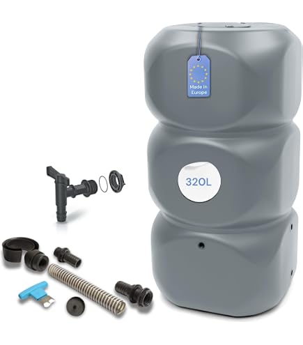 Fût Alimentaire 220L Le Plasteo® - Polyéthylène Sans BPA - Col Large Avec Couvercle