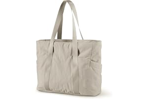 bagsmart Sac Fourre Tout pour Tapis de Yoga,Grand Sac a Main Femme,Sac Cabas Femme pour Shopping,Gym,Sport,Voyage