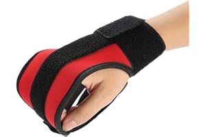 Ejoyous per Riabilitazione, Stecche per Dita a Riposo per Ictus per Allenamento Anti-spasticità Separazione delle Dita Supporto per il Polso, per Esercizi di Riabilitazione(in velcro)