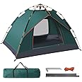 LBOYLOVE Camping Tent Automatic 2-3 Man Person Instant Tent Pop Up Tent,Large Lightweight 4 Seasons Tent,Waterproof Outdoor Tent,Automatic Setup Family Tent for Hiking Backpacking Camping Travel