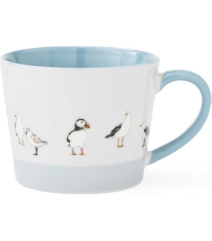Tazza In Porcellana Fine Bone China Emma Ball Con Design Di Gabbiani – Capacità 350 Ml. Regalo Perfetto In Confezione Regalo, Lavabile In Lavastoviglie - 5
