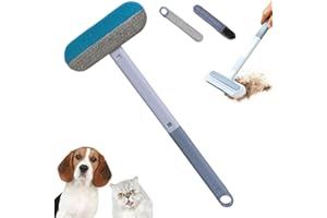 LYOVEU multifunctional pet hair remover,4-in-1 Multifunctional Hair Removal Brush,Pet Hair Removal Broom,brush cleaner removable,Hair Remover for Carpet,Pet Hair Removal Tool for Carpet Car Glass -1pcs