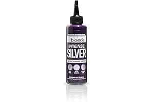 Jerome Russell Bblonde Intense Silver Conditioning Water - Brighten & Protect Blonde Hair Toner, Vegan & Sulphate Free, 150ml