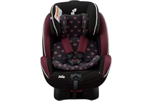 JYOKO KIDS Funda de algodón para reductor de silla de coche compatible con Joie Stages, Every Stages (FLUOR HEART)