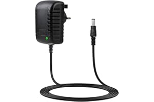 TEASHOW for Yamaha Keyboard Power Adapter 12V 2A Adaptor Supply Charger for PA-130a, PA-130b, PA-150b, P45, PA-3b, PA-3c, PA-5d, PSR-210, PSR-E473, PSR-78, P125, E373, EZ-220, Electronic Piano 2m Cable