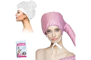 FVNLKY Net Plopping Cap For Drying Curly Hair, Cappucci Per Asciugare I Capelli Regolabili Per Donne E Ragazze, Cappuccio regolabile per asciugare i capelli ricci, In Rete Per Capelli Riutilizzabili