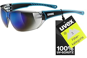 ‎UVEX uvex sportstyle 204, okulary sportowe unisex-dorosły, blue/blue, one size
