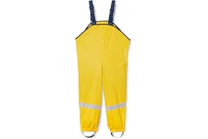 Playshoes Pantalon Boue, Salopette de Pluie, Doublure Polaire Mixte Enfant