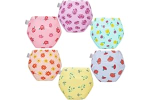 Skhls Calzones de Entrenamiento Algodón Braguitas de Aprendizaje Reutilizables para Bebé