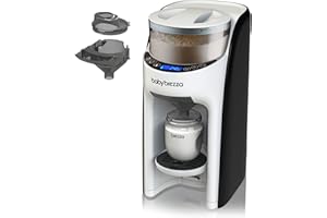 CHEEKY RASCALS LTD Baby Brezza Formula Pro Advanced | Instant and Automatic Baby Bottle Maker | Mix and Heat Formula at The Push of a Button | White (Bundle with Funnel Cover)