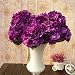 Produktbild Ppower 5-Köpfe künstliche Hortensie Seide Blume Blumenstrauß Hochzeit Dekor (Lila)