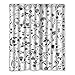 Produktbild 152 cm x 183 cm (60 "x72") Badezimmer Duschvorhang, Retro-Muster Hintergrundbild, Maßgeschneidert Mode Opaque Duschvorhang Mildew Wasserdicht