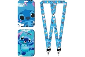 Lanyard, BESTZY 2 Pcs Cordón de, Lanyard con Soporte para Tarjetas, Correa de Cuello Cordón y Funda de Insignia Transparente Impermeable para chico y Chica