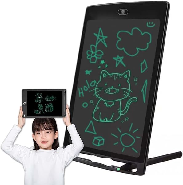 Magic Chalkboard for Kids 8.5 Inch Interactive LCD Writing Drawing Tablet with Instant Erase Button, Educational Toys fo