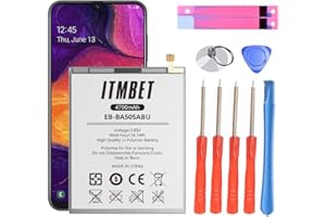 ITMBET 4700mAh Akku für Samsung Galaxy A50 A505F A30 A305F EB-BA505ABU mit Hoher Kapazität, Ersatzakku für Samsung GalaxyA50s (A507F), Galaxy A20 (A205F) mit Professionellem Reparatur Toolkit