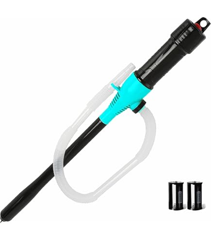Pompa Di Trasferimento Elettrica Portatile A Batteria - Per Gas, Carburante, Acqua, Olio, 2.6 GPM, Con Tubo - Foto 9