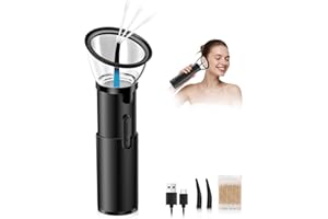 ZonGym Electric Ear Wax Removal Kit – Retractable Ear Cleaner, Safe Ear Syringe and Effective Ear Cleaning Kit, Waterproof Ear Wax Remover for Humans with 4 Pressure Modes