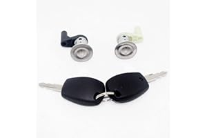 BASII Blocco porta anteriore a sinistra e GIUSTO Adatto for Renault Twingo Dacia Logan Sandero 80502713 2R 805029108R 806010423R. Cilindro della serratura