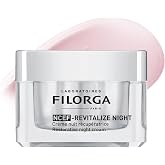 Filorga NCEF Revitalizing Night Cream, Overnight Repair Moisturizer for All Skin Types, Revitalizing, Hydrating, Firming, Ant