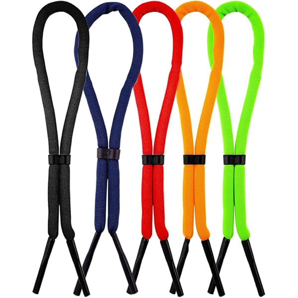 Lot De 6 Sangles Flottantes Pour Lunettes - Cordons Réglables Antidérapants Pour Lunettes De Soleil, Lecture Et Sécurité