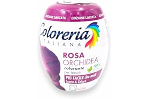 GENERICO Colorante Per Tessuti In Lavatrice Rosa Orchidea Formula Tutto In 1 Edizione Limitata 350 Gr (1 Unità)