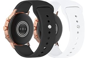 KIBDSNG Silicone Sport Watch Straps for Women and Men - Soft Waterproof Rubber Quick Release Replacement Bands, 16mm 18mm 20mm 22mm