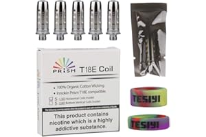 XUYUVAPE INNOKIN Prism T18E Coils T22E T18II Mini 2 V2 Coils 1.5 ohm for Endura Endurance T18E T22E T18II ii V2 2 Mini Tank Atomizer Kit Pack of 5