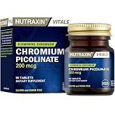 Nutraxin Vitals Chromum Picolinate 200 mcg 90 Tablet Food Supplement