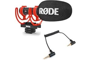 Rode Videomic Go II Kamera/USB-Richtmikrofon + keepdrum ADP07 TRRS Adapter