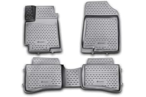 Element 3D Rubber Mats Custom Fit Floor Mats Kia Rio 2011-2017 4-Piece Set