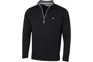 Calvin Klein Meski gruby bawelniany sweter z zamkiem blyskawicznym 1/2