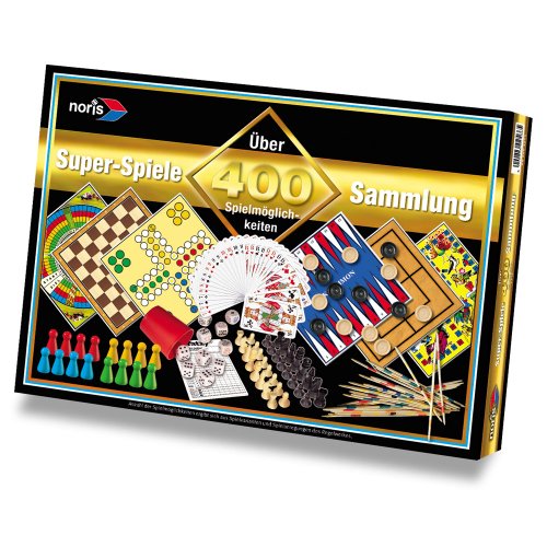 Preisvergleich Produktbild Noris Spielesammlung mit 400 Spielmöglichkeiten, Kartentricks, Aktivspiele