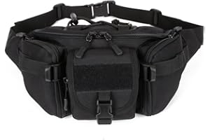 YFNT Tour de Taille Tactique Lot Portable Fanny Lot extérieur Militaire Armée Sac Banane Sac Banane pour Cyclisme Camping Randonnée Chasse Pêche