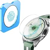 Rongep Huawei Watch GT6 46mm i&ccedil;in Kolay Uygulama Aparatlı Ekran Koruyucu 9H Sertliğinde &Ccedil;izilmeye Karşı Koruyan Dokunma Hassa
