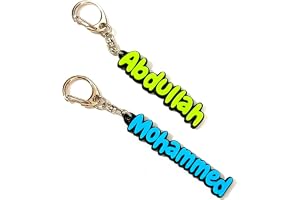 Customized 3D name Keychain with your name | Best use for office, Bag, home, bike keychain, gift, school bag keychain BY TAYEM