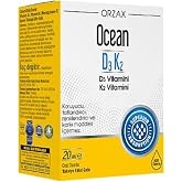 Orzax Ocean D3K2 Vitamin Damla, 20 ml 5552555204510