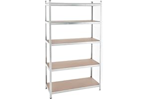 Estexo Étagère Charge Lourde Etagère d'atelier Etagère de Rangement 200 * 120 * 50 cm 875 kg Poids Lourds