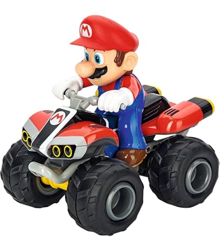 Carrera RC Mario Kart Mach 8 avec figurine de Luigi – Véhicule radiocommandé avec batterie rechargeable – Jouet pour enfants à partir de 6 ans, 370181067, coloré