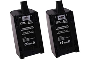 CJC Lot de 2 batteries de rechange haute capacité 2500 mAh 11,1 V pour quadrirotor Parrot Bebop Drone 3.0