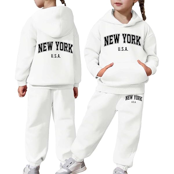 Survêtement Enfant Fille Et Garçon I Love Papa - Ensemble Capuche Et Pantalon Jogging 2-13 Ans